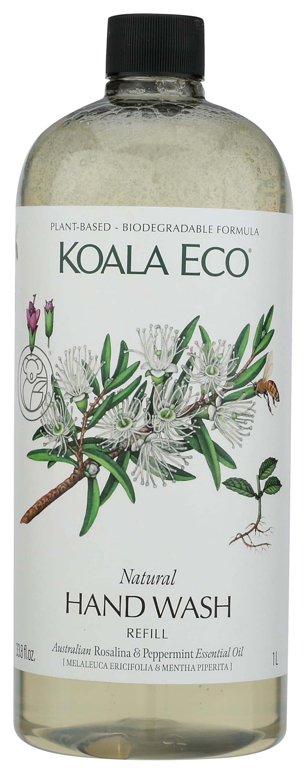 Koala Eco front packaging of 34oz refill showing scent and eco benefits