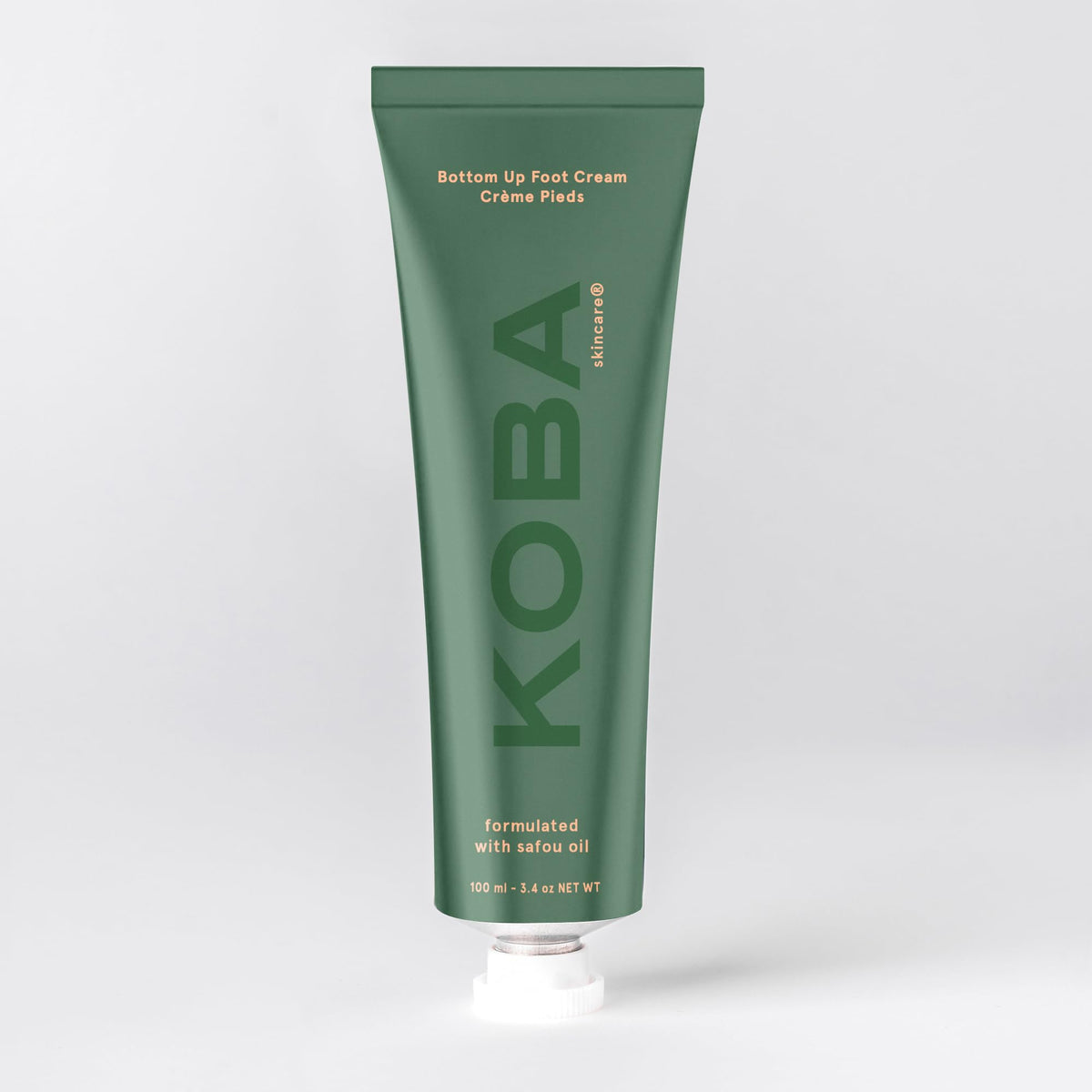 KOBA open tube cream texture demonstrating rich non-sticky hydration