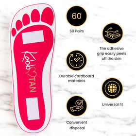 KOBBTAN sole coverage shape detail for full protection