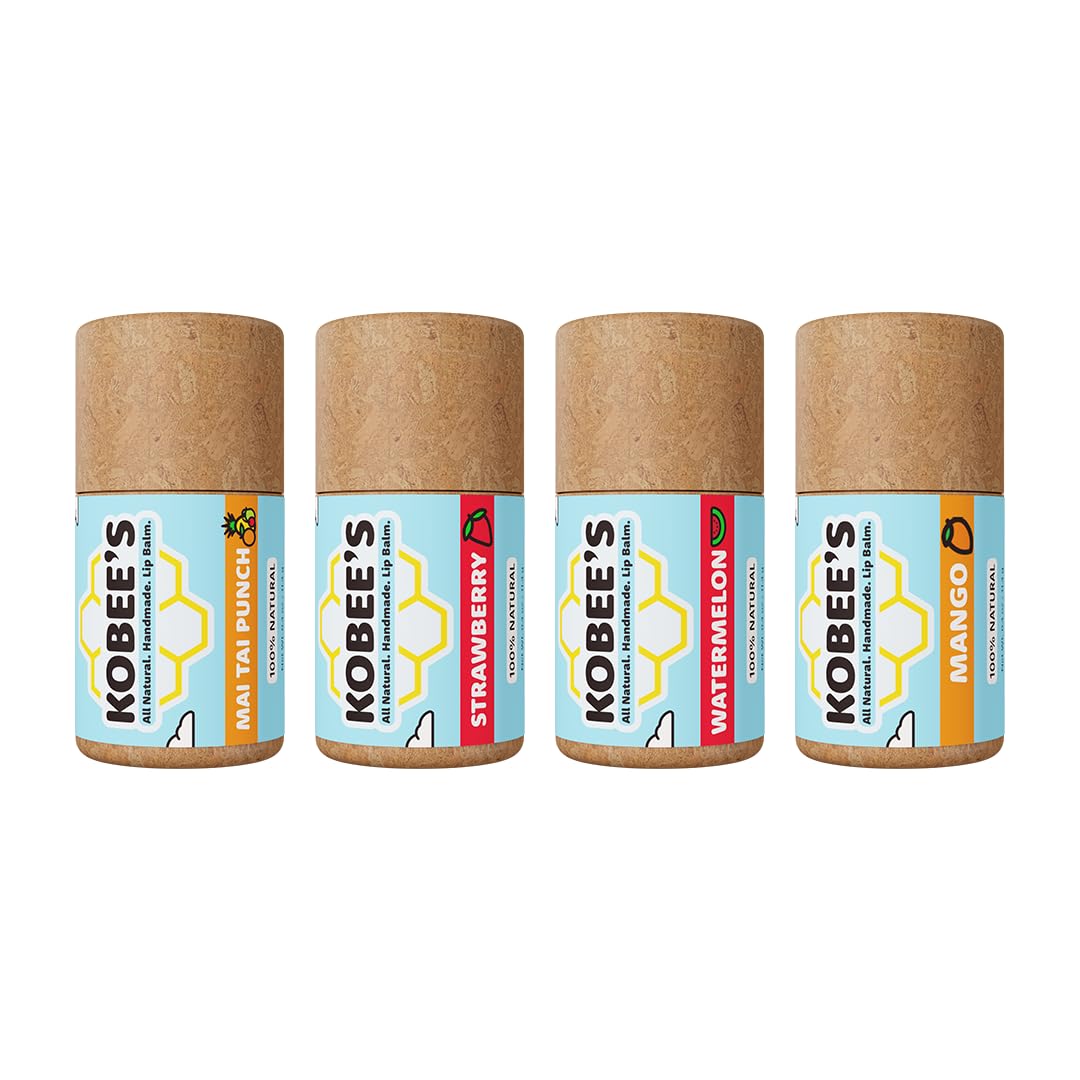 KOBEE'S front packaging showing four compostable tubes and eco benefit