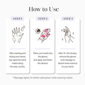 Koelf gloves staged with rose petals for calming spa benefit