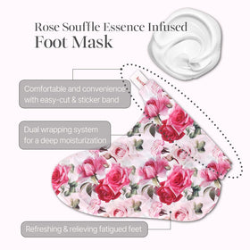 Koelf foot mask in use during a relaxing at-home spa treatment