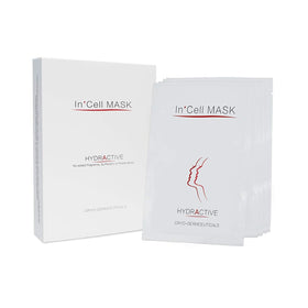 Koi Beauty front packaging showing five individual calming sheet mask sachets for post-care