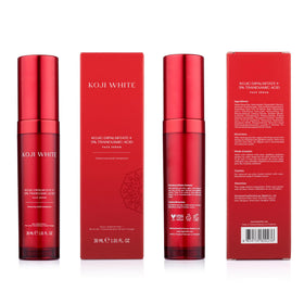 Koji White in bathroom routine setting demonstrating everyday use benefit