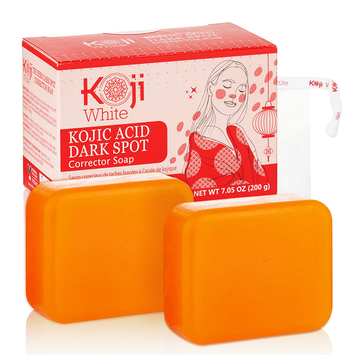 Koji White front packaging showing bar and branding for clear identification and trust