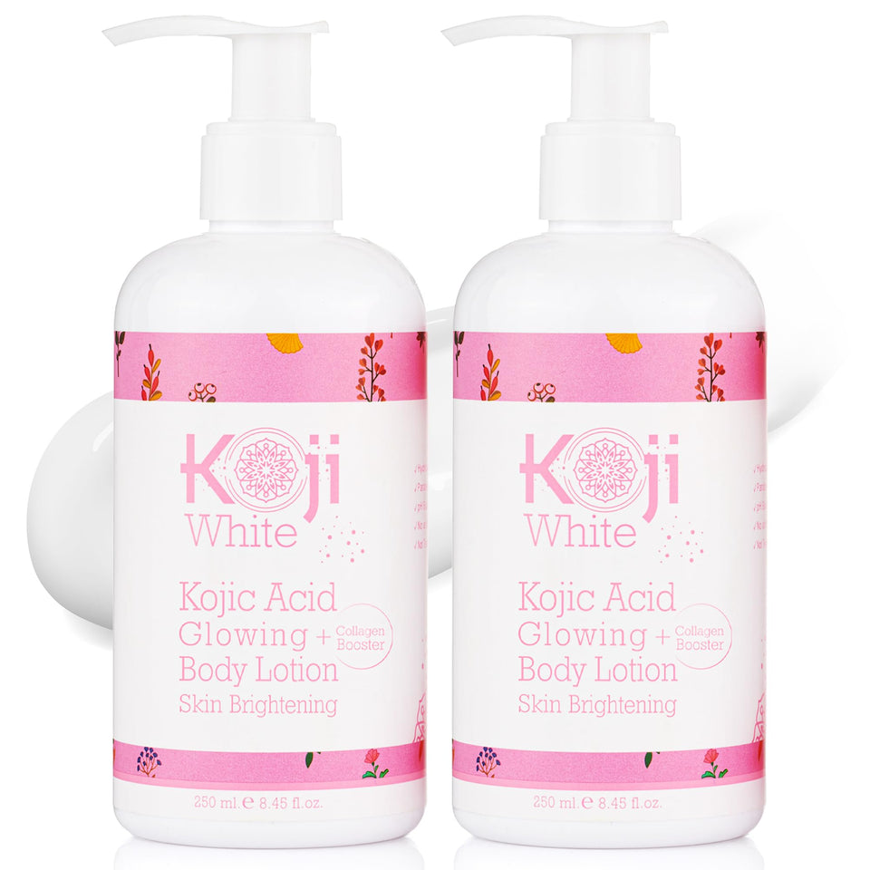 Koji White front packaging showing product benefits and volume