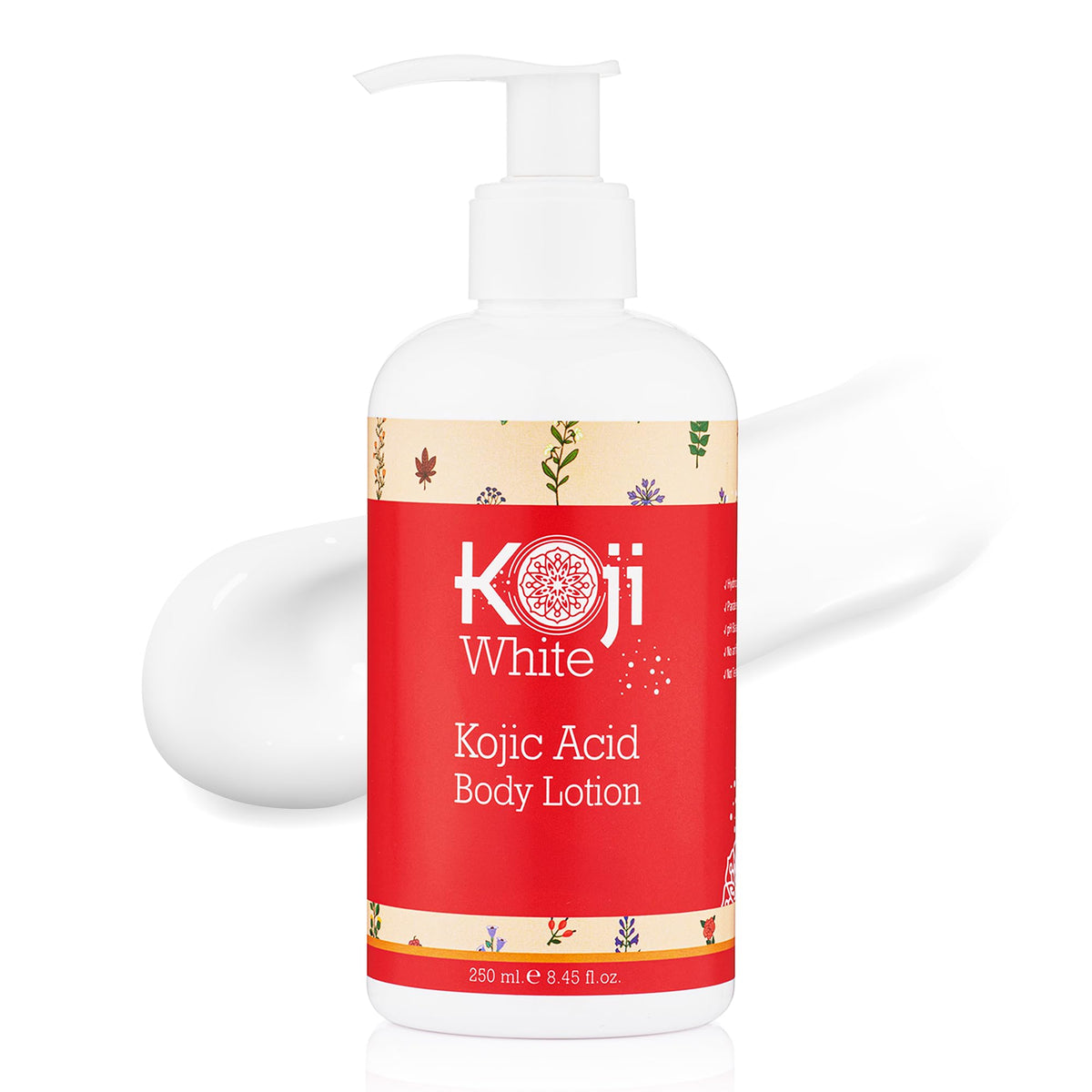 Koji White front packaging showing bottle and label for easy recognition and trust