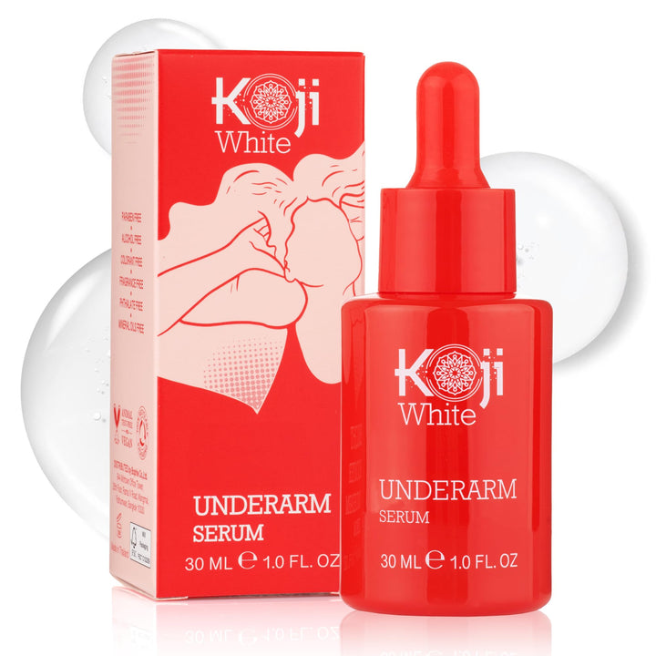 Koji White front packaging shows bottle and label for quick identification and confidence