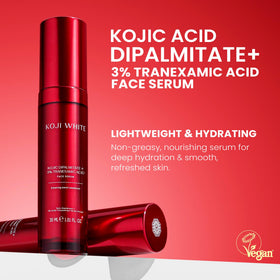 Koji White ingredients close-up showing actives for targeted brightening