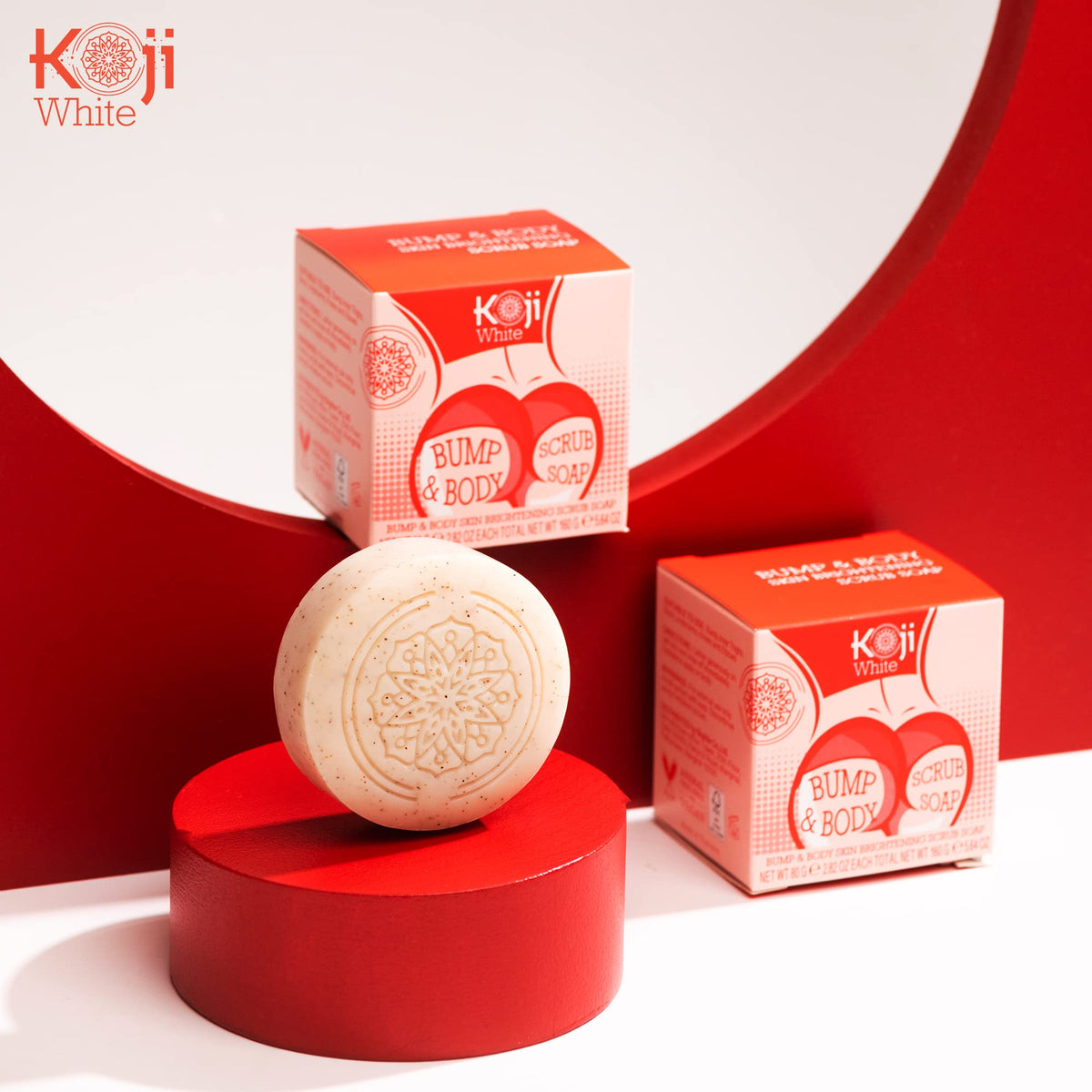 Koji White bars staged in bathroom for daily routine inspiration