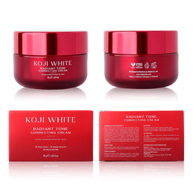 Koji White jar inside travel pouch showing convenience for on-the-go use