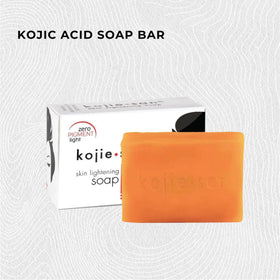 Kojie San bar in hand showing real size and easy-to-use scale