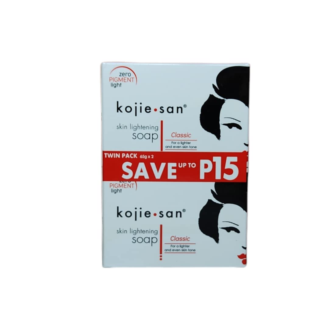 Kojie San on bathroom shelf showing lifestyle use and packaging display