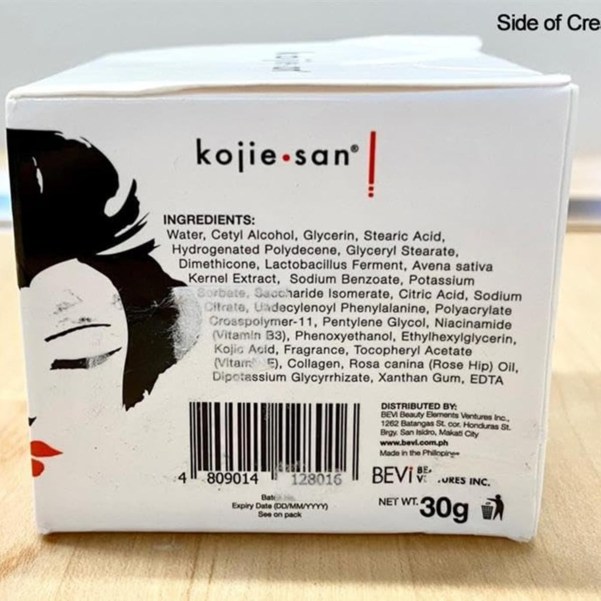 Kojie San used in bathroom routine, suggests daily full-body cleansing benefit