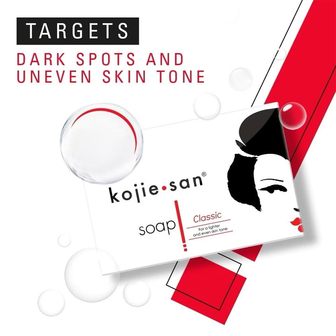 Kojie San used on face and body demonstrating multi-area brightening benefits
