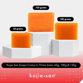 Kojie San individual 65g bar close-up highlighting smooth finish