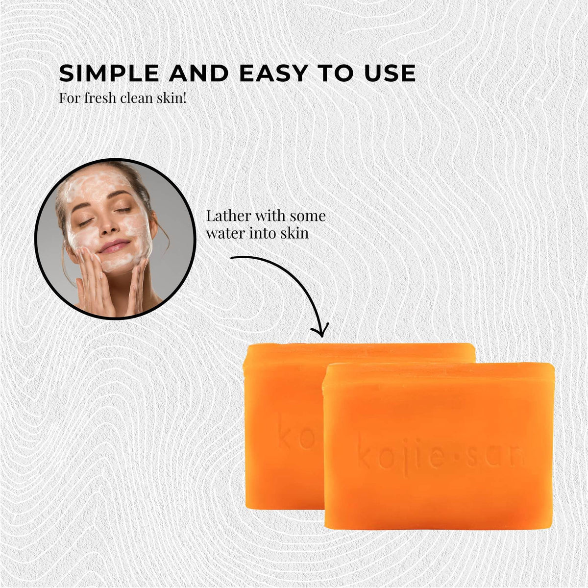 Kojie San ingredients label closeup showing kojic acid and natural extracts