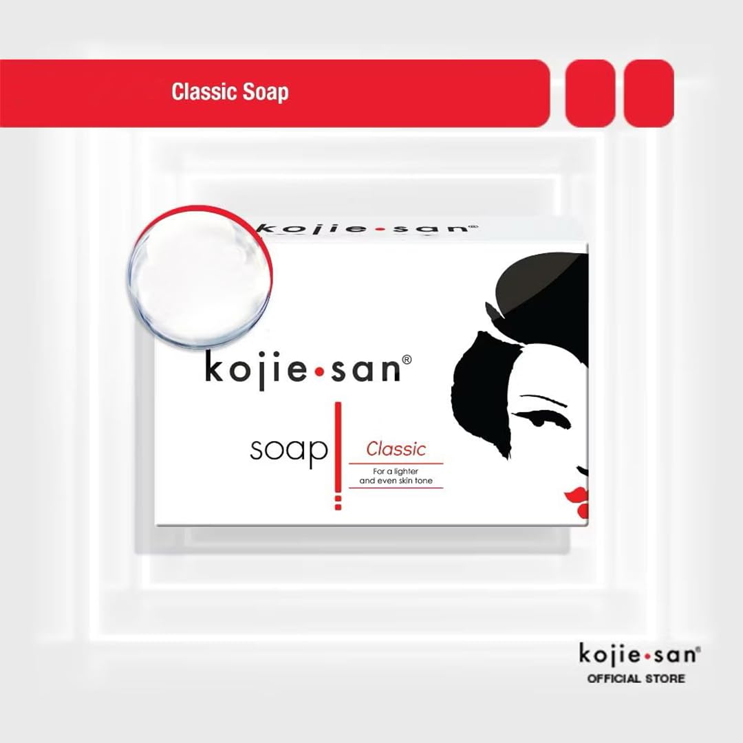 Kojie San soap in shower setting illustrating daily-use convenience benefit