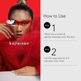 Kojie San four-bars lifestyle shot indicating value pack convenience benefit