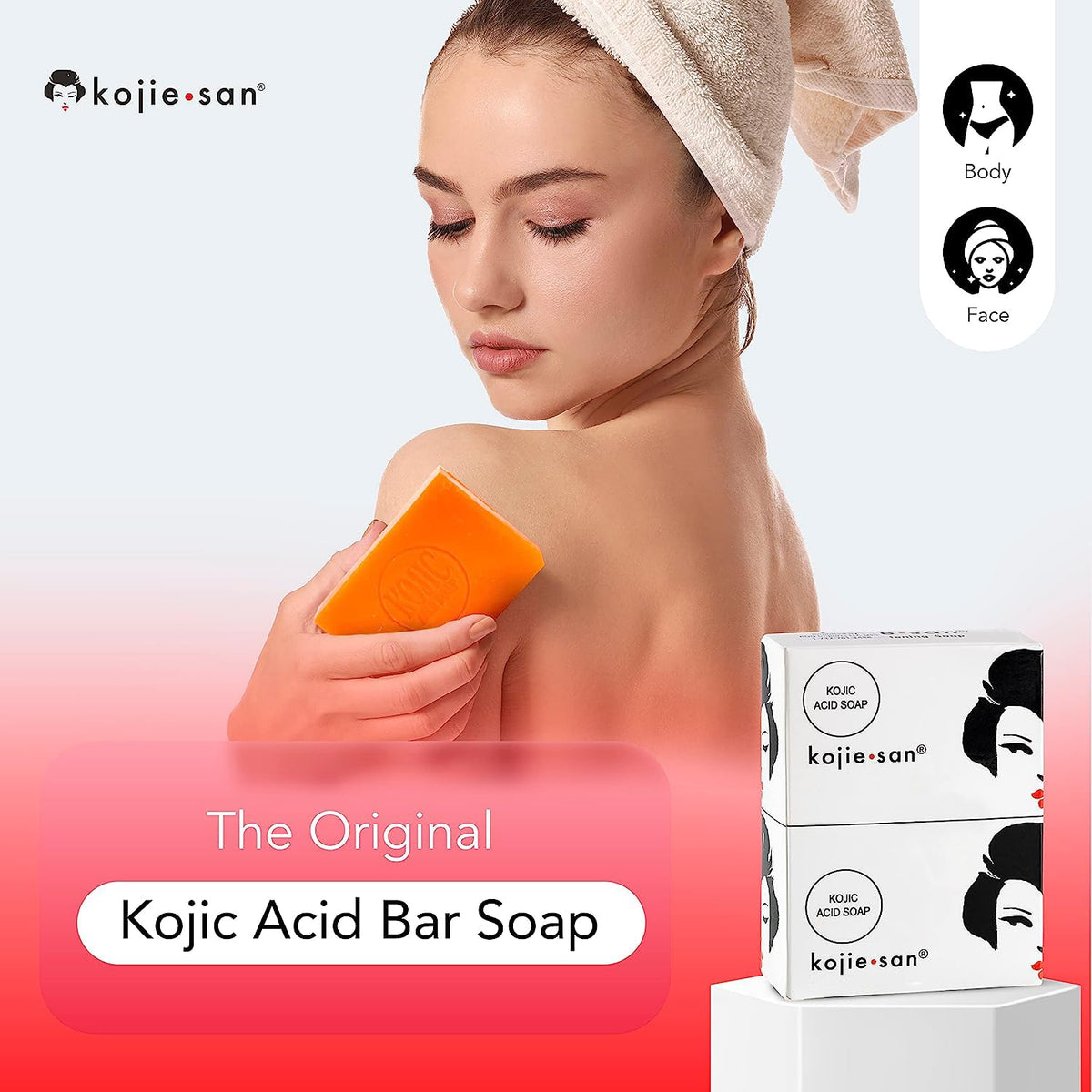 Kojie San used underarm illustrating targeted dark-spot care benefit