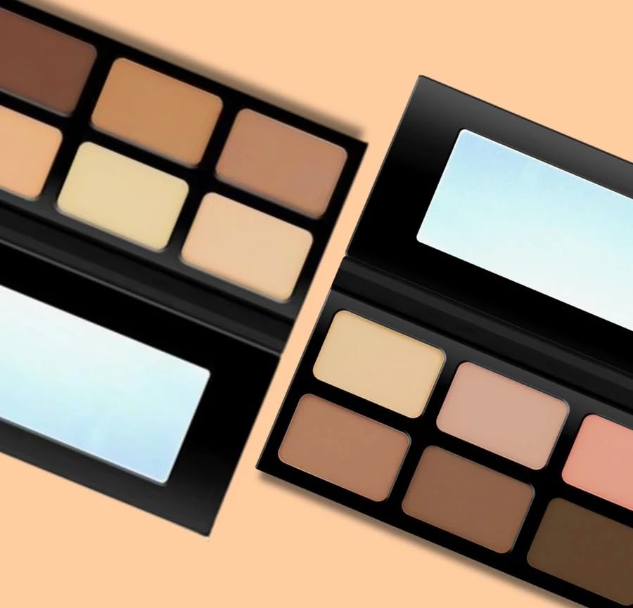 Kokie contour size scale with brush showing compact palette convenience