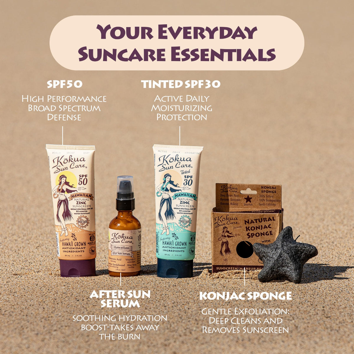 Kokua Sun Care in water sports setting showing water resistance benefit