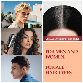 KONEO before and after hair shine comparison improving smoothness