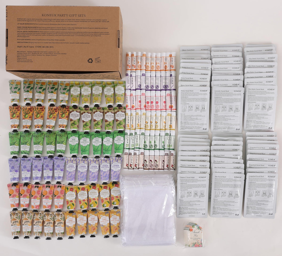 KONEUK facial mask pack close-up showing single-use convenience and hydration