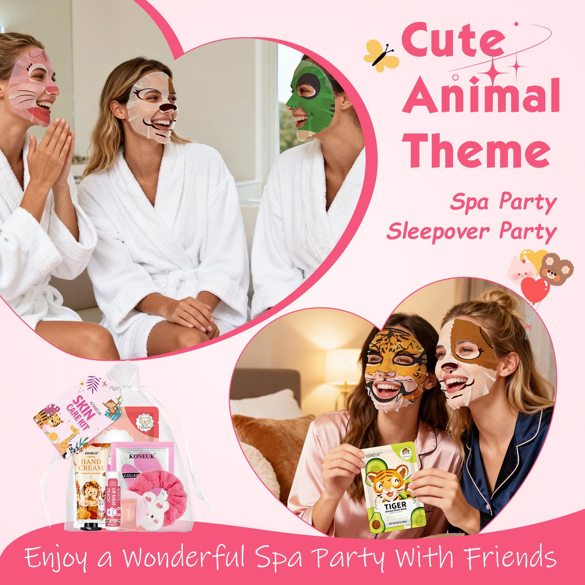KONEUK animal-shaped foot bath bomb detail highlighting relaxing fizz
