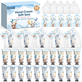 KONEUK front packaging with bear design showing complete 50-piece favor set, easy gifting