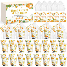 KONEUK front packaging showing full 50-piece orange favor set and convenience