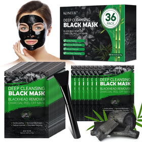 KONEUK front packaging showing 36 sachets and brush, convenient bulk gift