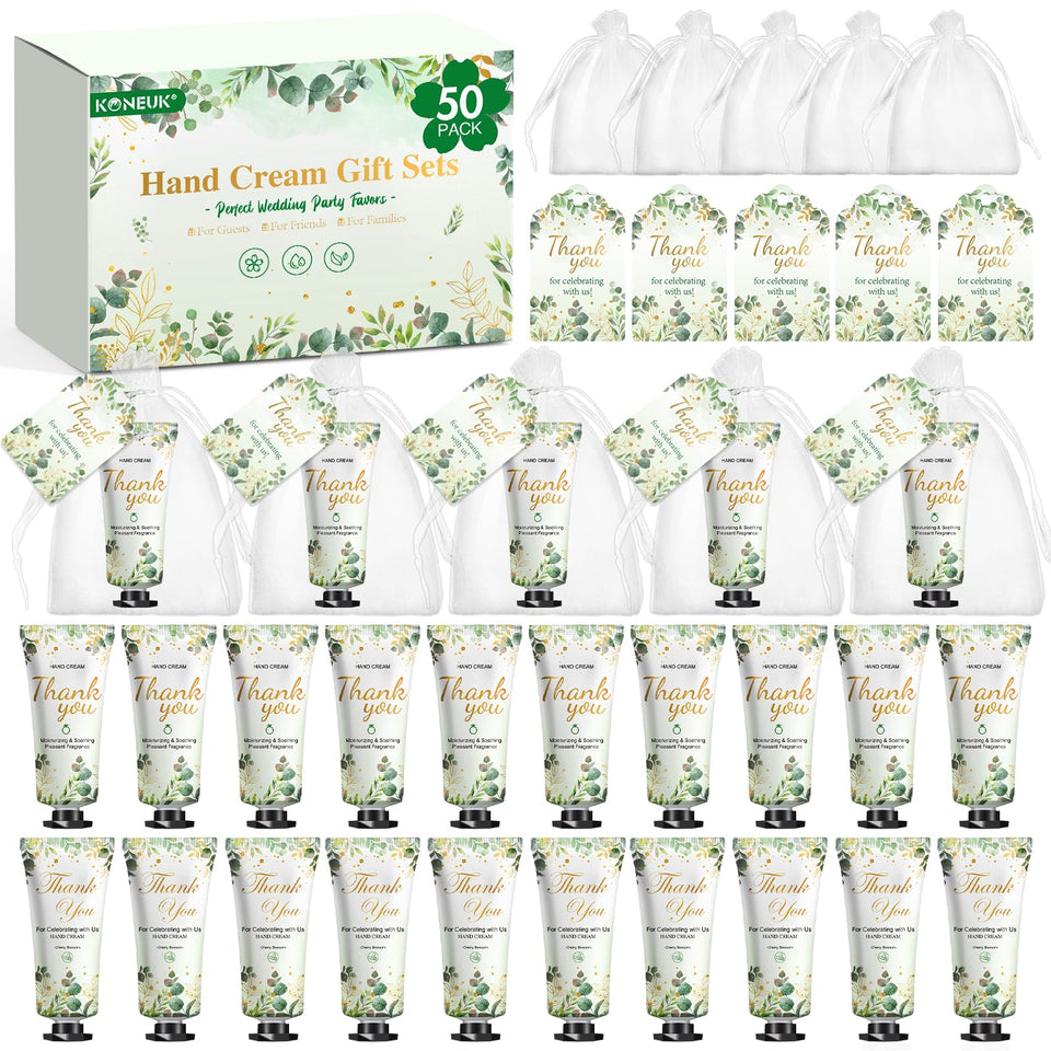 KONEUK front packaging showing 50-pack and organized presentation benefit: easy distribution