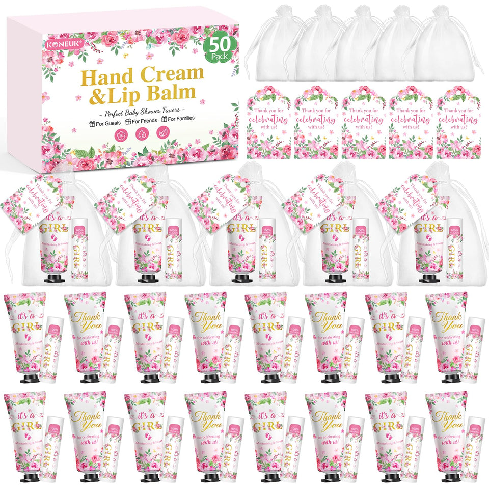 KONEUK front packaging showing 50-pack favor set, attractive presentation benefit