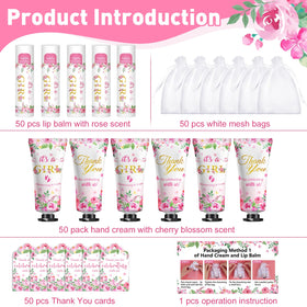 KONEUK hand cream close-up showing texture and cherry blossom scent, quick-absorbing benefit