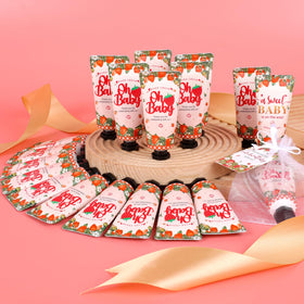 KONEUK lifestyle display on party table illustrating elegant shower favor presentation