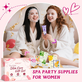 KONEUK lip balm and single-use lip mask displayed to show nourishing lip care