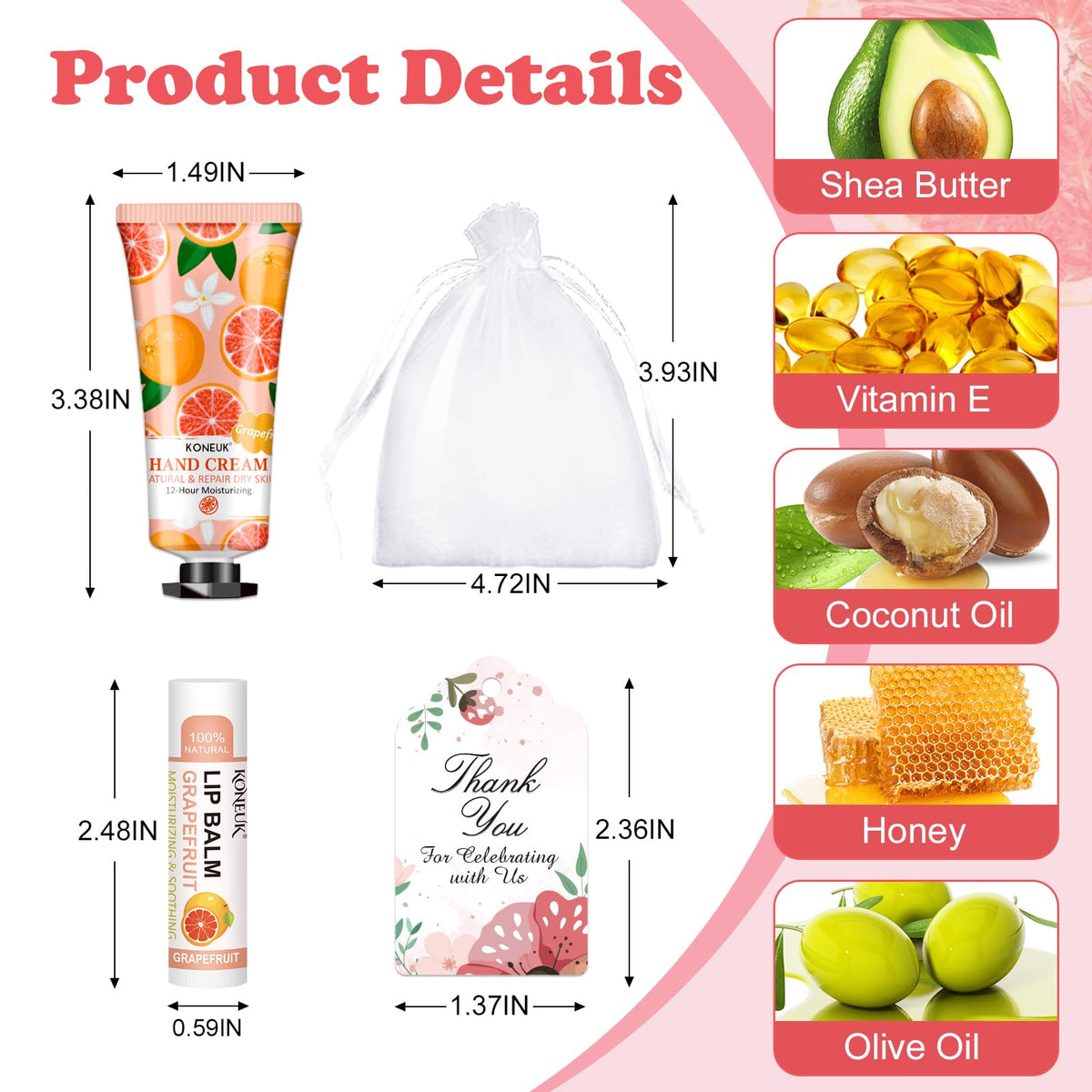 KONEUK lip balm jar open to reveal balm surface and easy application benefit