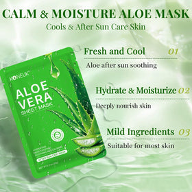 KONEUK mask in use on a woman relaxing to show soothing moisturizing benefit