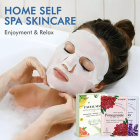 KONEUK sheet mask held in hand to show size and travel-friendly benefit