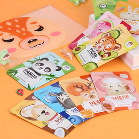 Group at a sleepover using KONEUK masks for fun, relaxing skincare