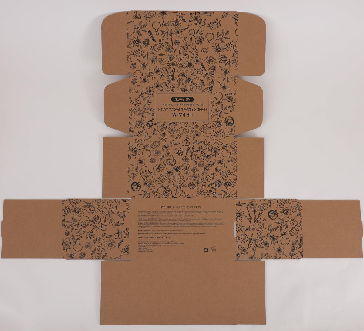 KONEUK assortment of six scents laid flat to display color and variety