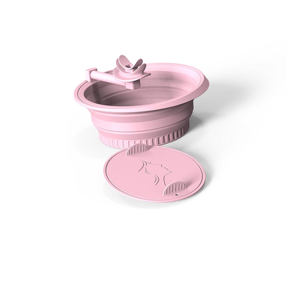 KONGISS face bowl with cucumber and rose water demonstrating customizable skincare boosts
