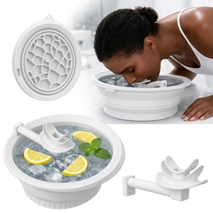 KONGISS front view of face ice bowl showing compact shape and cooling rim benefit