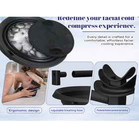 KONGISS bowl in use at bathroom vanity offering quick facial refresh and routine-friendly application