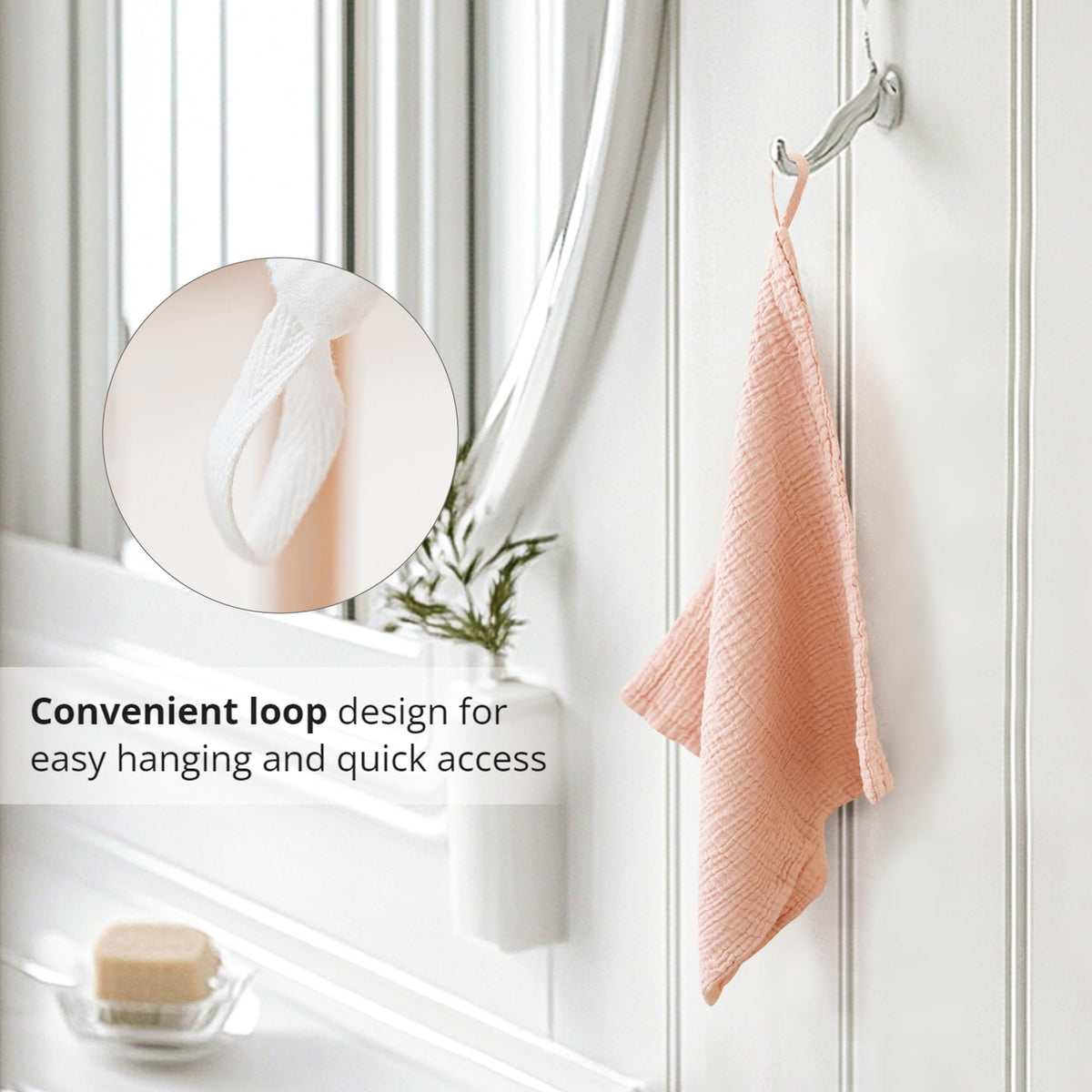 Konssy cloth in use removing makeup gently and effectively
