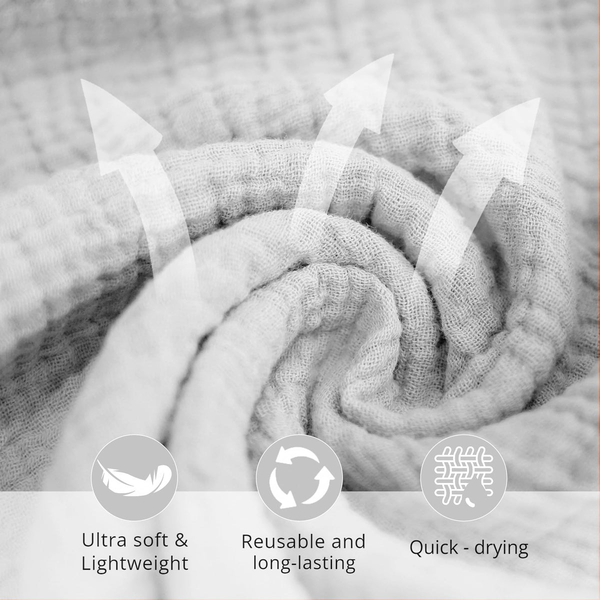 konssy cloth with cleanser foam demonstrating effective makeup removal