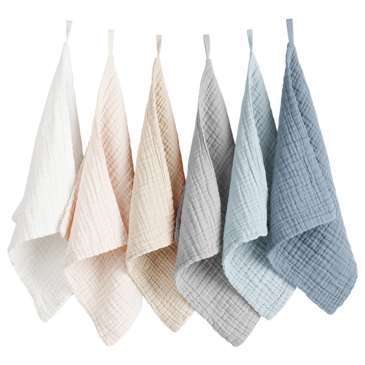 Konssy front packaging showing six soft face cloths, highlighting convenience