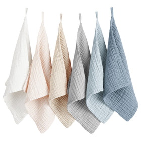 Konssy front packaging showing six soft face cloths, highlighting convenience