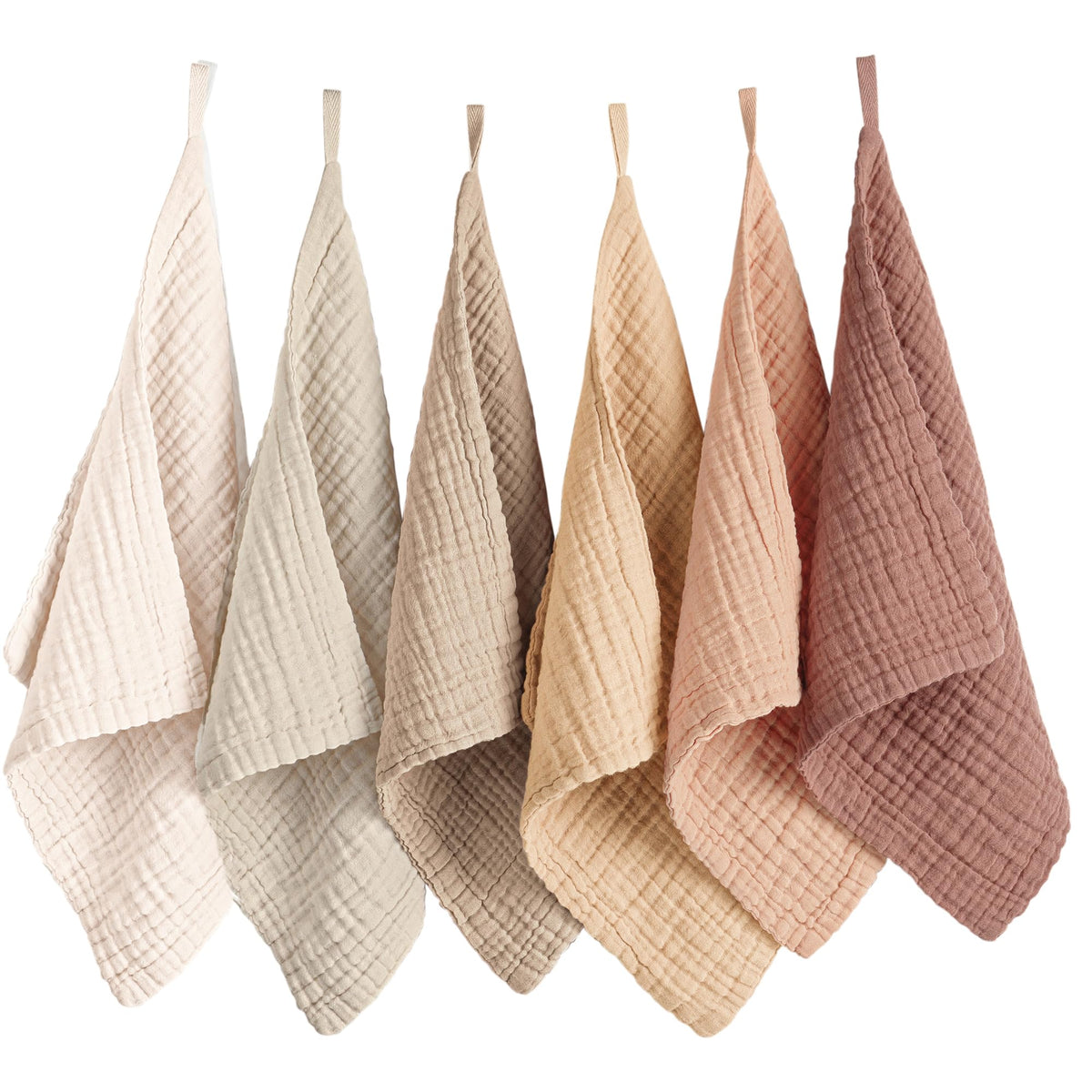 Konssy front packaging view showing six soft face cloths and benefits